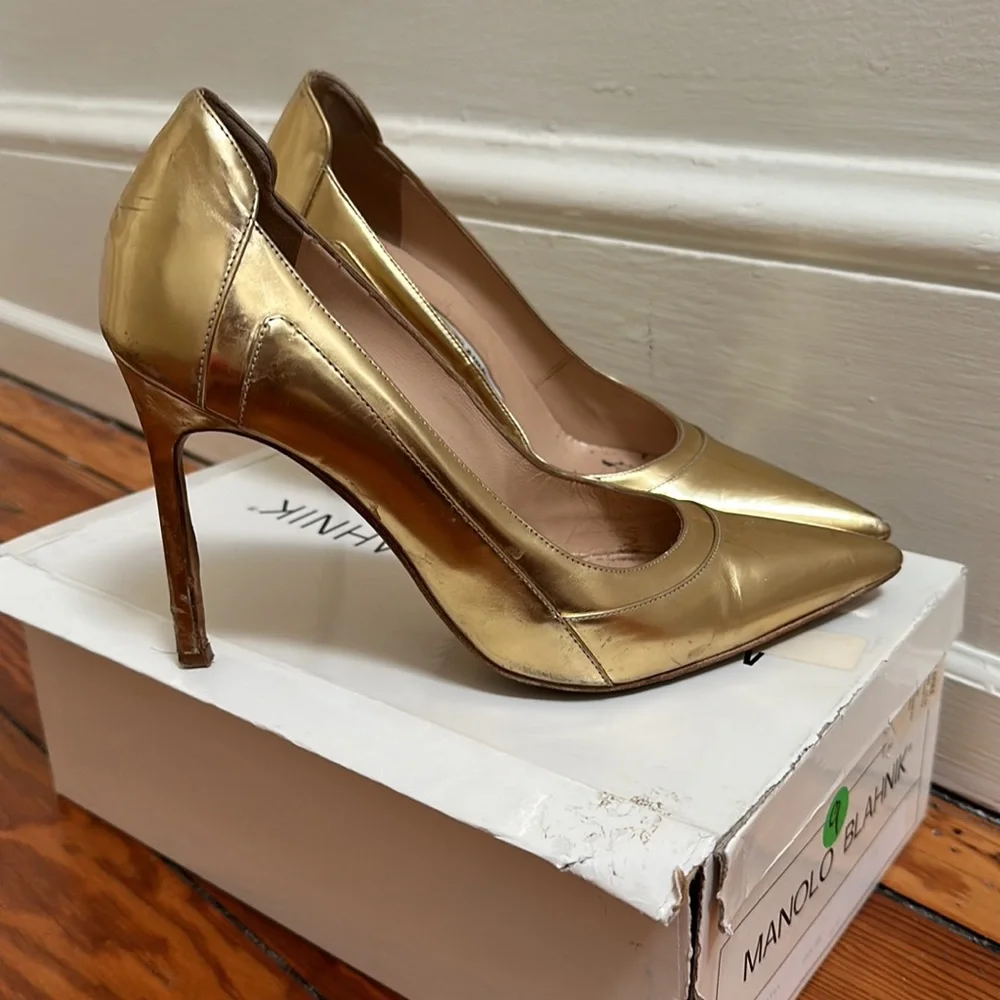 Manolo Blahnik Mistono 105M Stilletto - Picture 1 of 7